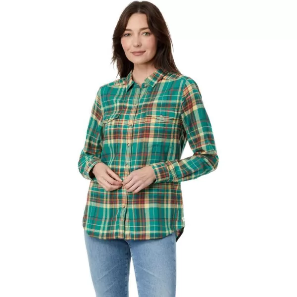 ToadampCo ReForm Flannel LS Shirt  WomensCyan