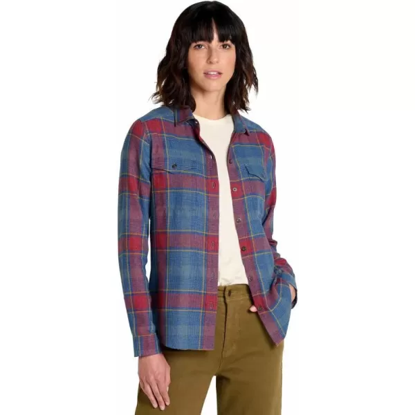 ToadampCo ReForm Flannel LS Shirt  WomensGarnet