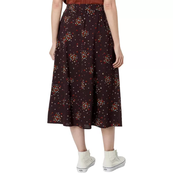 ToadampCo Manzana PullOn SkirtCarob Floral Print