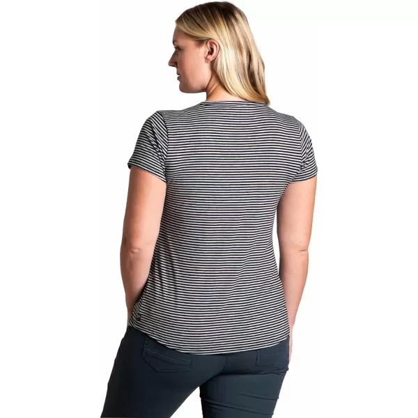 ToadampCo Marley II ShortSleeve Tee  WomensHeather Grey Stripe