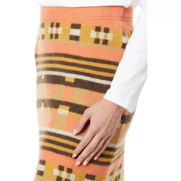 ToadampCo Merino Heartfelt Sweater SkirtPapaya Geo Stripe