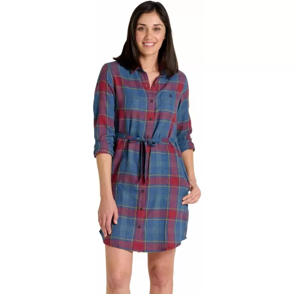 ToadampCo ReForm Flannel Shirtdress  WomensGarnet