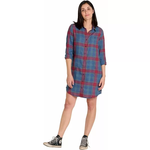 ToadampCo ReForm Flannel Shirtdress  WomensGarnet