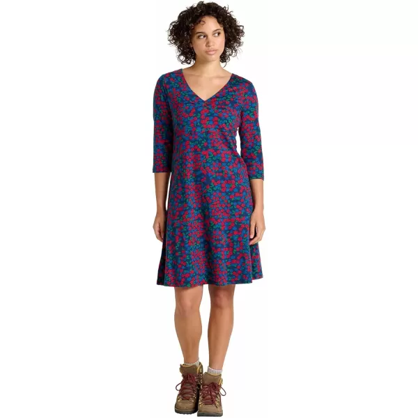 ToadampCo Rosalinda Dress  WomensTrue Navy Florist Print