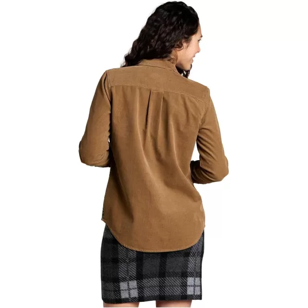 ToadampCo Scouter Cord LS Shirt  WomensHoney Brown