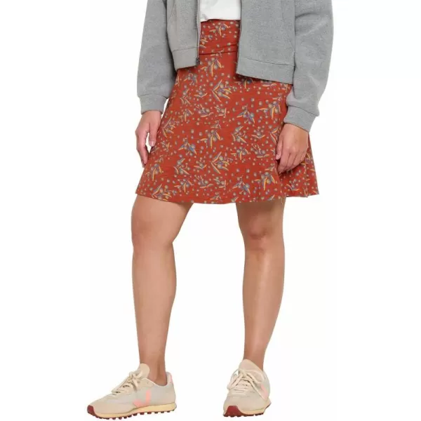 ToadampCo Chaka Skirt  WomensCinnamon Seedpod Print