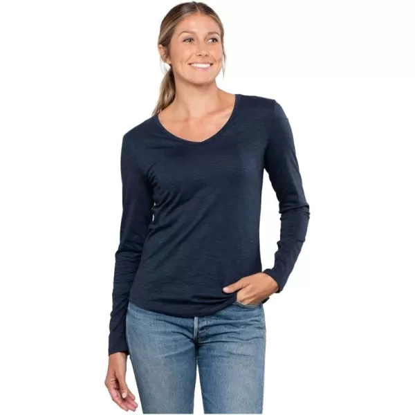 ToadampCo Marley II Long Sleeve Tee  WomensTrue Navy