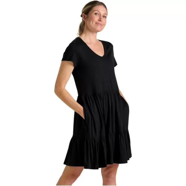 ToadampCo Marley Tiered SS Dress  WomensBlack