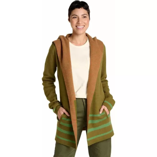 ToadampCo Merino Heartfelt Hoodie  WomensGreen Olive