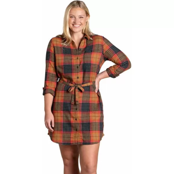 ToadampCo ReForm Flannel Shirtdress  WomensCedar Ombre