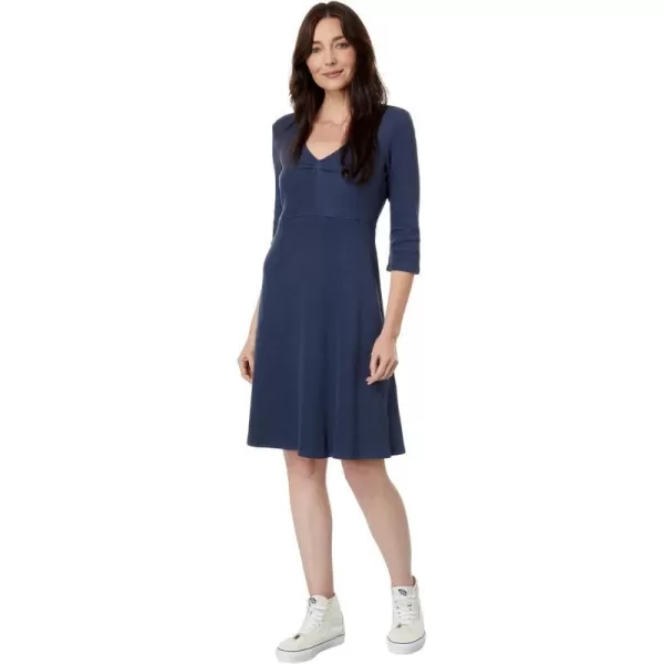 ToadampCo Rosalinda Cable Rib LS Dress  WomensTrue Navy