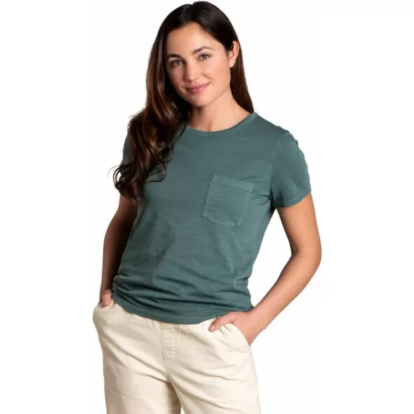 ToadampCo Womens Primo ShortSleeve CrewSilver Pine