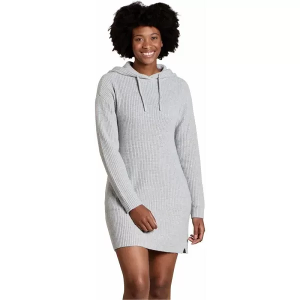 ToadampCo Womens Whidbey Hooded Sweater DressHeather Grey