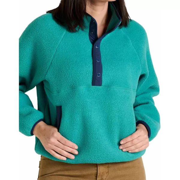 ToadampCo Womens Campo Fleece PulloverCyan