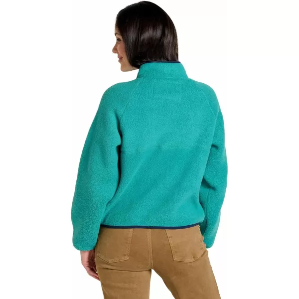 ToadampCo Womens Campo Fleece PulloverCyan