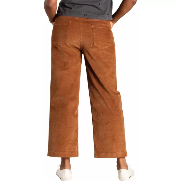 ToadampCo Womens Karuna Cord Wide Leg PantBrown Sugar