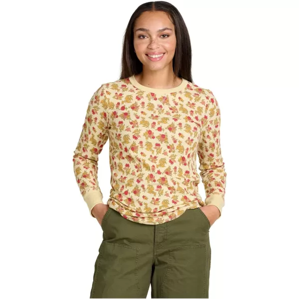 ToadampCo Foothill LS Crew  WomensBarley Floral Print