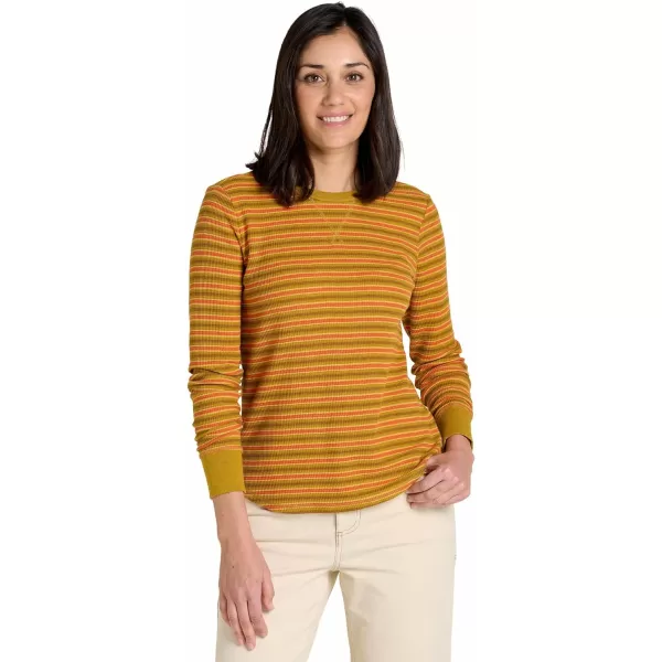 ToadampCo Foothill LS Crew  WomensPike Stripe