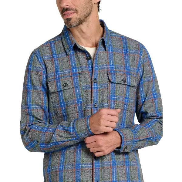 ToadampCo Ranchero LS Shirt  MensCyan Windowpane