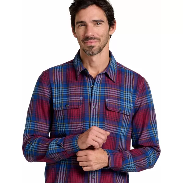 ToadampCo Creekwater LS Shirt  MensGarnet