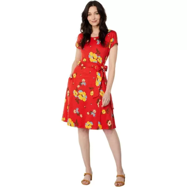 ToadampampCo Cue Wrap ShortSleeve Dress  WomensWinterberry Floral Print