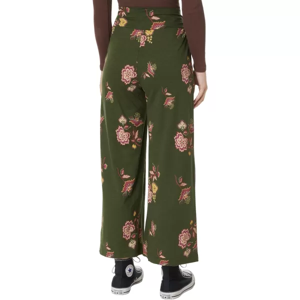 ToadampampCo Chaka Wide Leg Pant  WomensEpidote Lg Scale Print