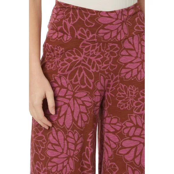 ToadampampCo Chaka Wide Leg Pant  WomensViolet Leaf Print