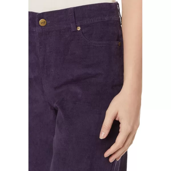 ToadampampCo Karuna Cord Wide Leg PantsBlackcurrant