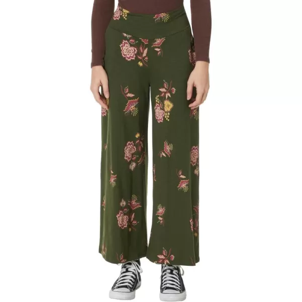 ToadampampCo Chaka Wide Leg Pant  WomensEpidote Lg Scale Print