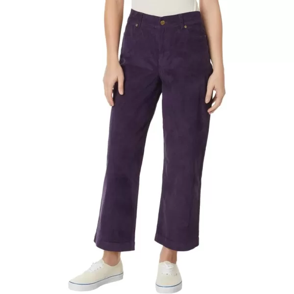 ToadampampCo Karuna Cord Wide Leg PantsBlackcurrant