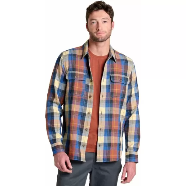 ToadampampCo Ranchero Long Sleeve Shirt Sea Blue LG