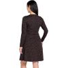 imageToadampampCo Cue Wrap LS Dress  WomensBlack Dot Print