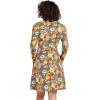 imageToadampampCo Cue Wrap LS Dress  WomensStraw 70s Floral Print