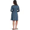 imageToadampampCo Cue Wrap LS Dress  WomensTrue Navy Flower Print