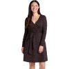 imageToadampampCo Cue Wrap LS Dress  WomensBlack Dot Print