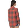 imageToadampampCo ReForm Flannel LS Shirt  WomensBurnt Ochre Windowpane