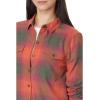 imageToadampampCo ReForm Flannel LS Shirt  WomensBurnt Ochre Windowpane