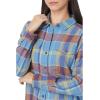 imageToadampampCo ReForm Flannel LS Shirt  WomensWild Ginger Lg Plaid