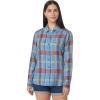 imageToadampampCo ReForm Flannel LS Shirt  WomensWild Ginger Lg Plaid