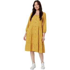 imageToadampampCo Manzana Tiered Long Sleeve DressPike Ditsy Print