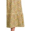 imageToadampampCo Marigold Tiered Midi SkirtCinnamon Ditsy Print