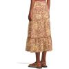 imageToadampampCo Marigold Tiered Midi SkirtPurple Agate Garden Print