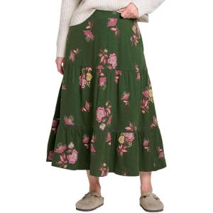 imageToadampampCo Marigold Tiered Midi SkirtEpidote Lg Scale Print