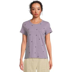 imageToadampampCo Primo Short Sleeve CrewAster Butterfly Print