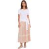 image:imageToadampCo Airscape Midi SkirtDusty Cedar Stripe Dobby