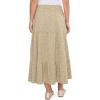 image:imageToadampCo Marigold Tiered Midi SkirtGold Print