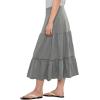 image:imageToadampCo Marigold Tiered Midi SkirtSlate