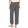 image:imageToadampCo Womens Chaka Wide Leg Crop PantsBlack and Salt Print