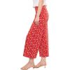 image:imageToadampCo Womens Chaka Wide Leg Crop PantsCrabapple Print