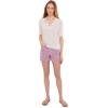 image:imageToadampCo Womens Coaster Cord ShortsFaded Lilac Embroidery